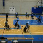 Un sólo punto separa de la victoria al CD Granada Integra de baloncesto en silla de ruedas