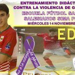 Clinic de Edu Gómez contra la violencia de género en las Escuelas de Fútbol Sala