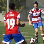 Un final de partido feliz del Granada CF Femenino ante Sporting Huelva