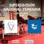 CTM Vegas del Genil, en Superdivisión Femenina, afronta una jornada esencial recibiendo a Alicante TM