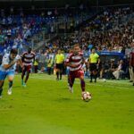 Derrota del Recreativo Granada en La Rosaleda ante el Málaga (3-0)